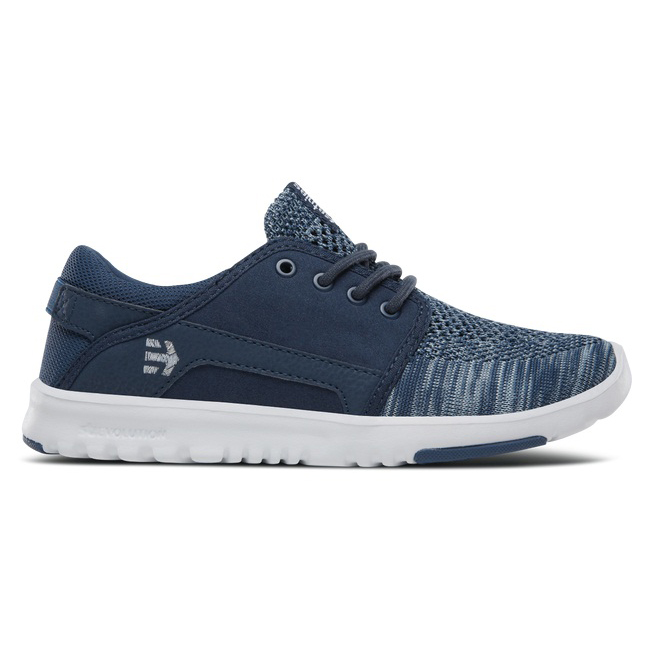 Etnies SCOUT YARN BOMB Sneakers Dames Blauw/Donkerblauw BE-SNYVOX